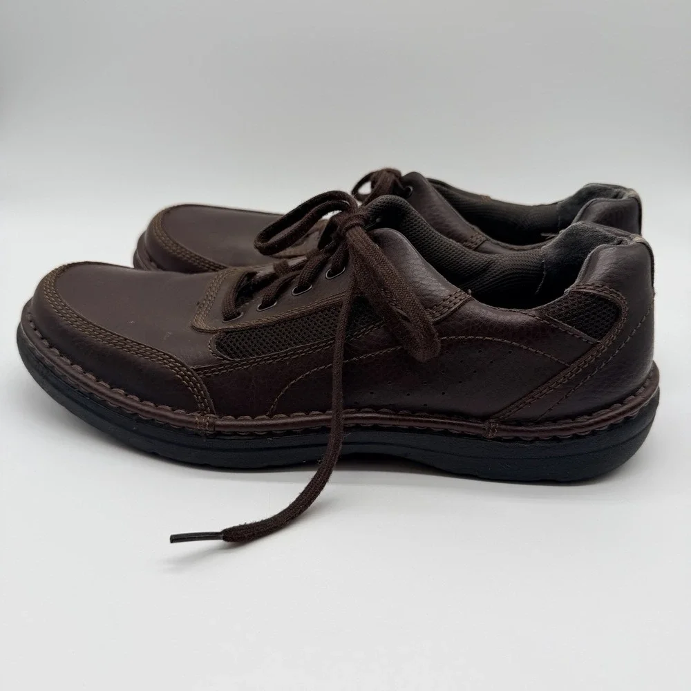 Streetcars Shoes Men's Sz 11M Brown Navigate Leather Oxfords ASC Comfort Walking